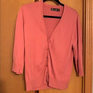 New York & Company 3/4 sleeve, vneck cardigan.